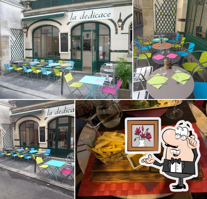 L'intérieur de Restaurant La dédicace avec terrasse