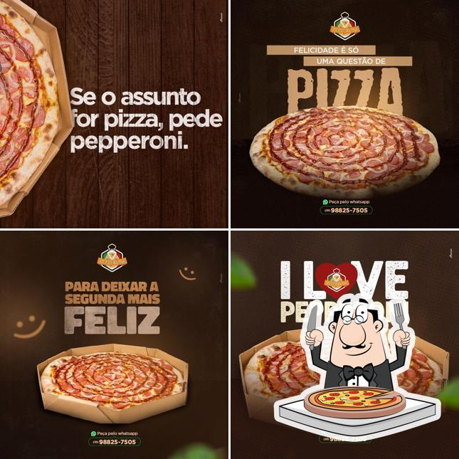 Consiga pizza no Pepperoni - Teó