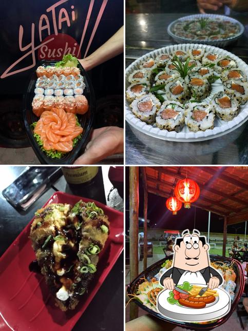 Platos en Yatai Sushi Truck