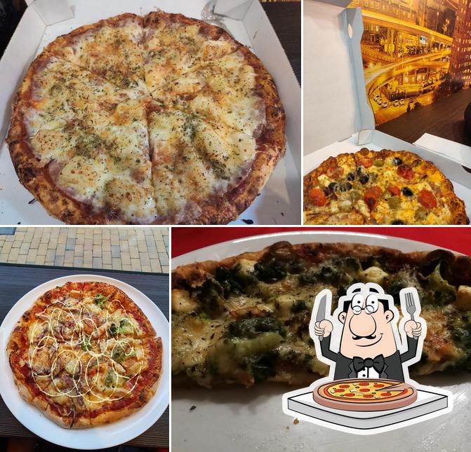 Try out pizza at Little Jack's Pizza am ZOB