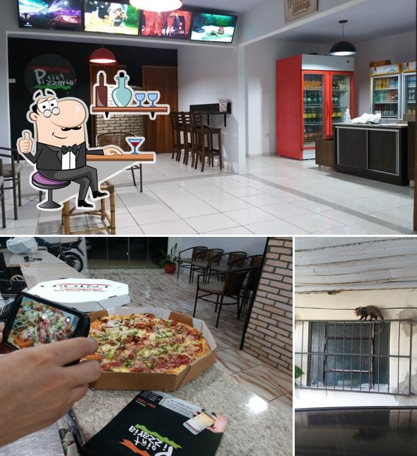 O interior do Point Pizzaria