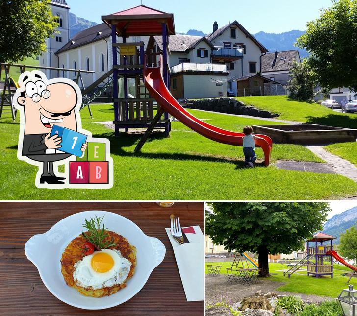 La foto della area giochi e cibo di Gasthaus Rössli