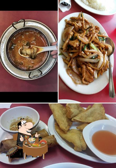 Food at Cheng Heng Restaurant