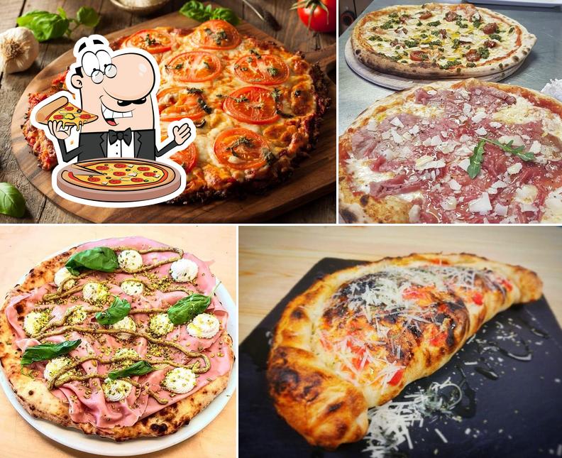 Get pizza at La Piazzetta