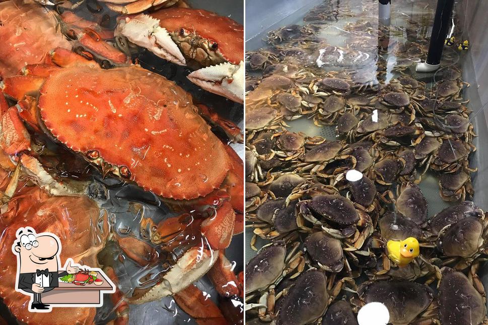 Pide las distintas comidas con marisco que te ofrecen en Pier 39 Seafood