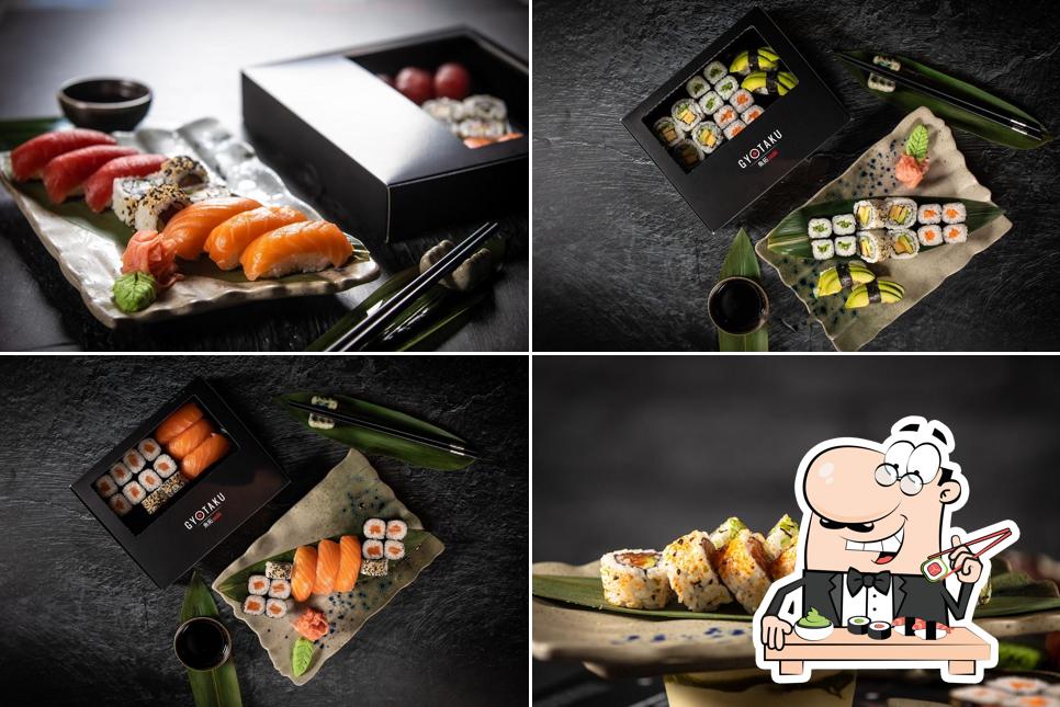 Prova le diverse opzioni di sushi