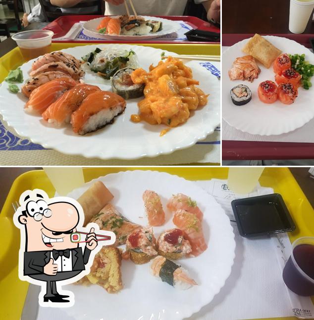 Experimente diversas opções de sushi