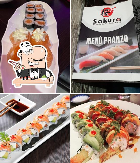 Ordina le diverse opzioni di sushi