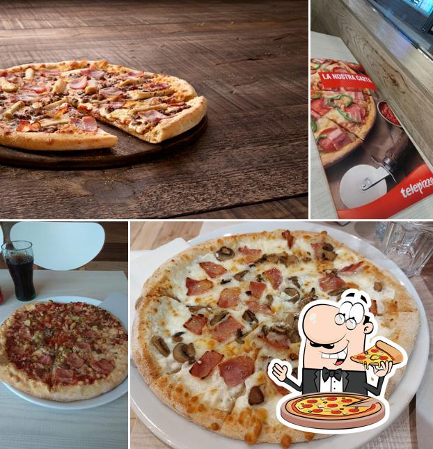 A Telepizza, vous pouvez essayer des pizzas