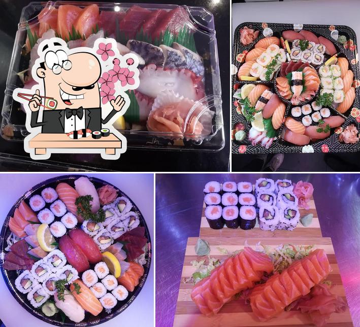 Commandez de nombreuses options de sushi