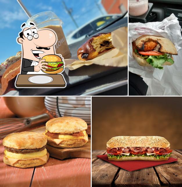 Essayez un hamburger à Tim Hortons