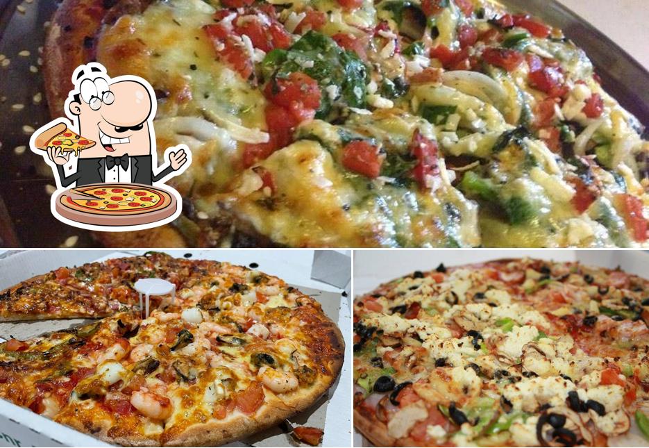 Order various types of pizza