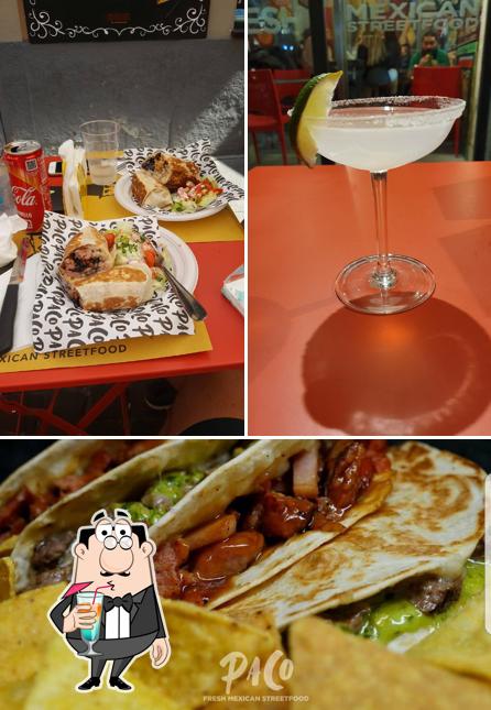 Фотография, на которой видны напитки и еда в Paco Mexican Street Food nuova gestione!