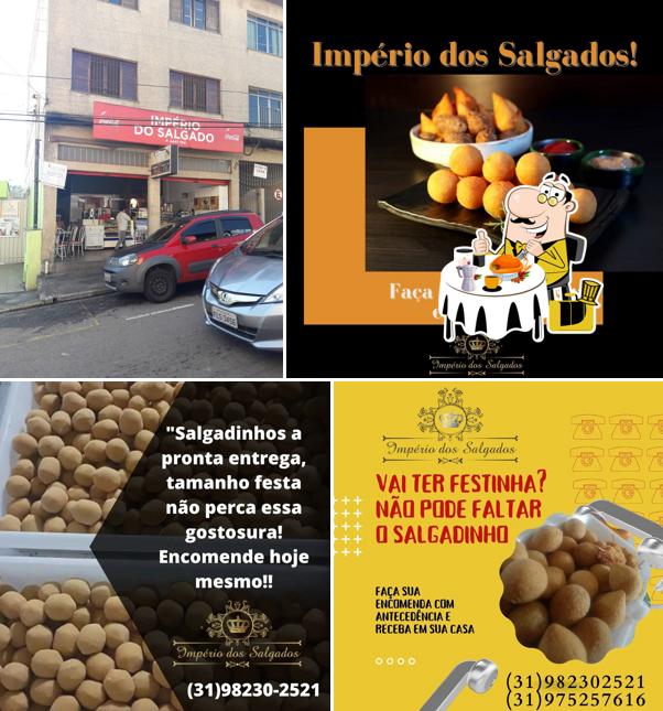 Comida em Império dos salgados