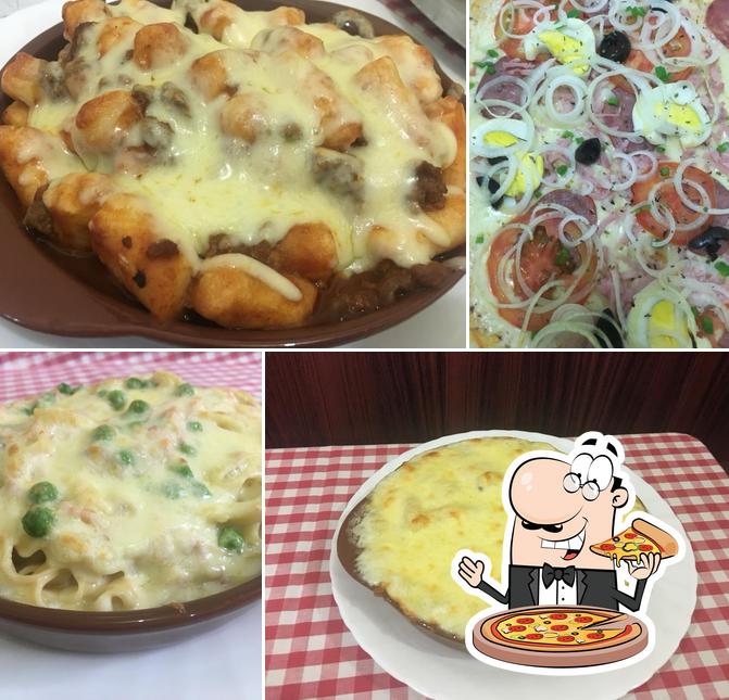 Escolha pizza no Pizzaria Capizzi