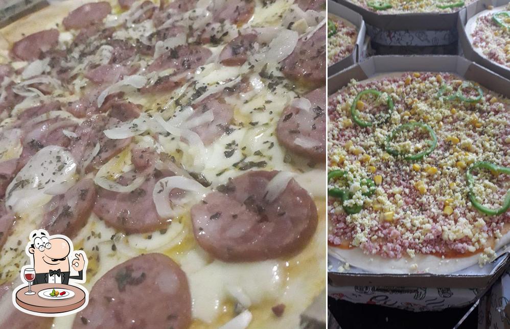 Comida em Flash pizzas