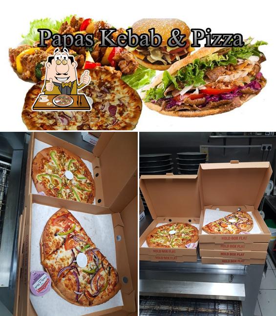Elige una pizza en Papas Kebab and Pizza
