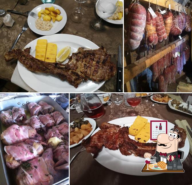 Prueba un plato con carne en Trattoria Stazione Montecchio Precalcino di MILANO Michela - Cucina casalinga