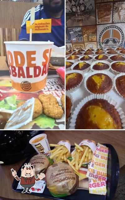 Comida em Burger King