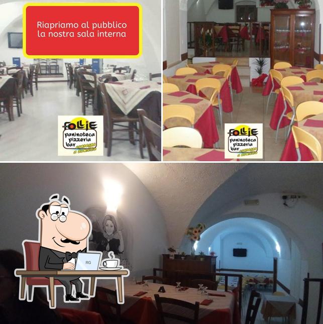 L'intérieur de Follie Pizzeria Paninoteca Ostuni