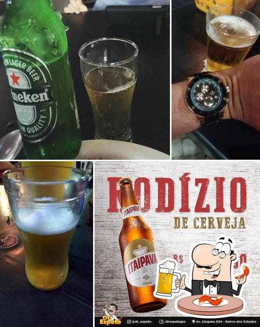 Peça um copo de cerveja leve ou escura