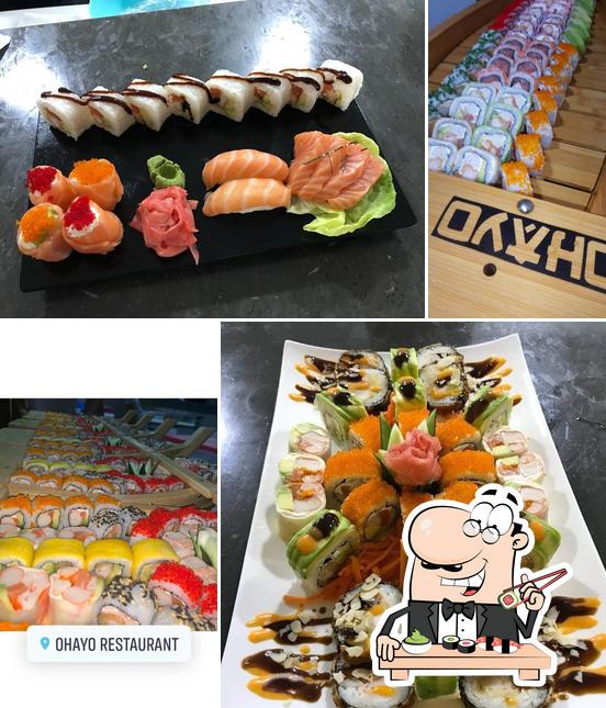 Essayez de nombreuses options de sushi