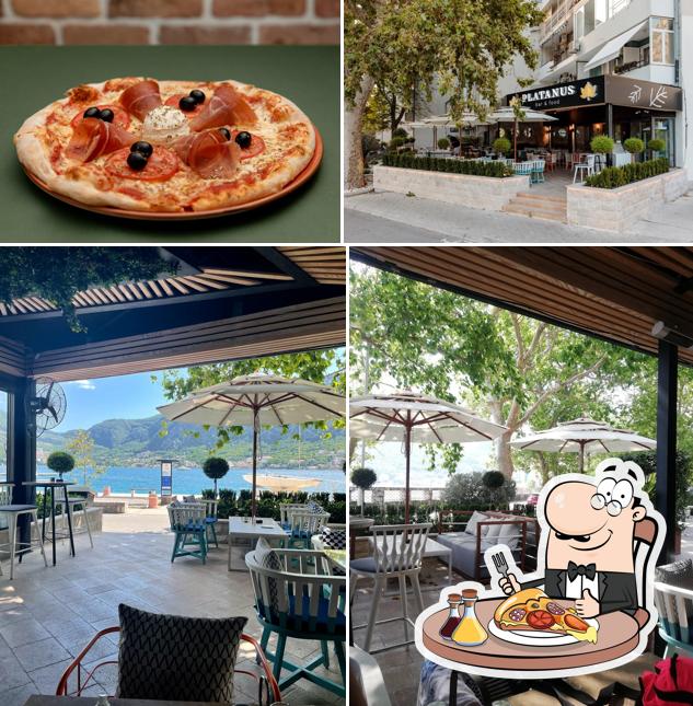 Try out pizza at Platanus