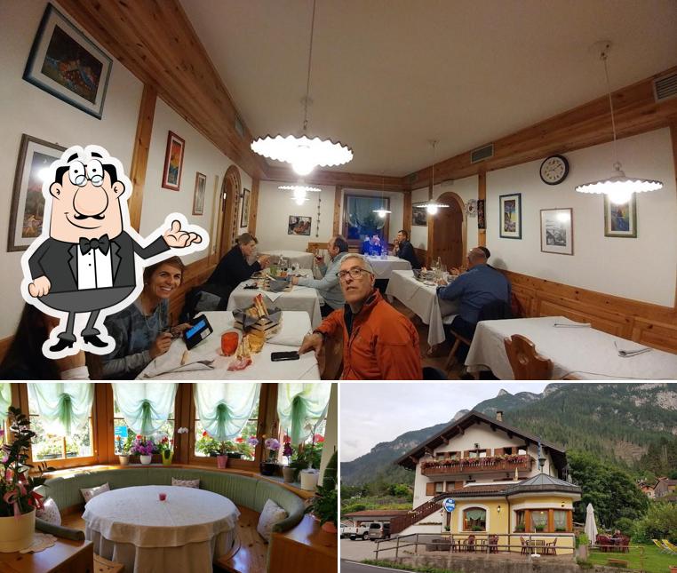 Ristorante El Ciamin si caratterizza per la interni e esterno