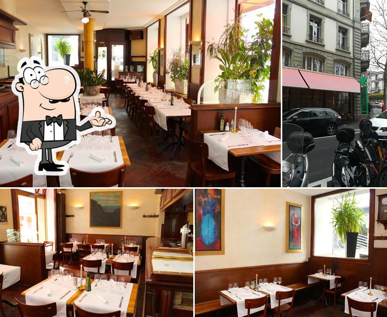Die Inneneinrichtung von Le Lyrique Café restaurant