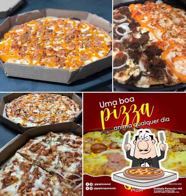 Consiga pizza no Giga Pizza