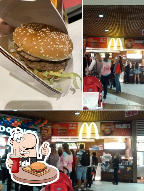 Experimente um hambúrguer no McDonald's