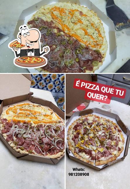 Escolha diversos estilos de pizza