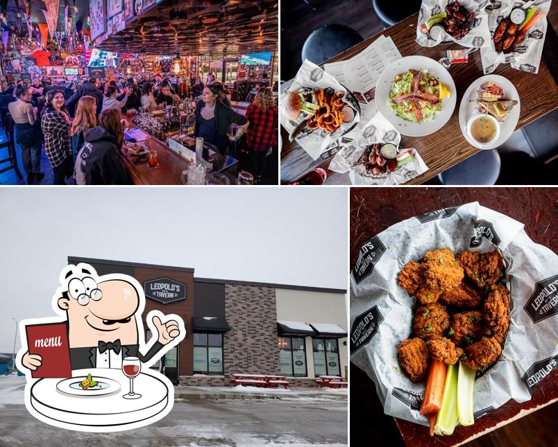 Jetez un coup d’oeil à l’image représentant la nourriture et extérieur concernant Leopold's Tavern Winnipeg - Transcona