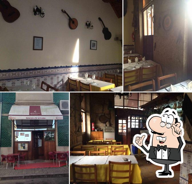 The interior of Restaurante Flor de Paranhos