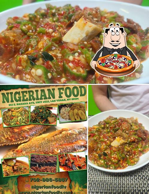 Pick pizza at Nigerian Food