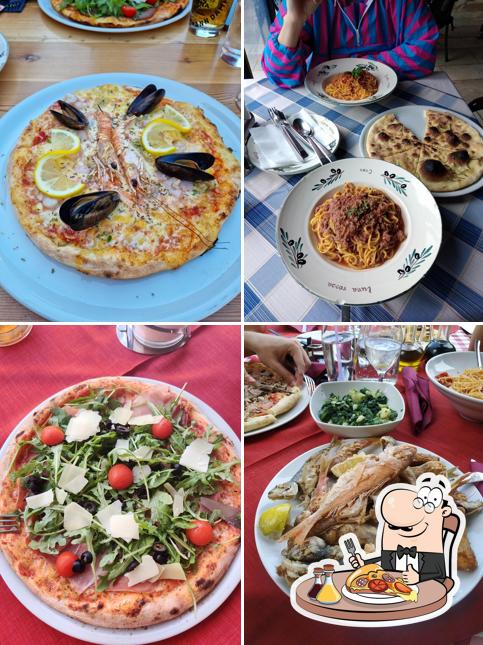 Prova una pizza a Pizzeria i spaghetteria Luna Rossa