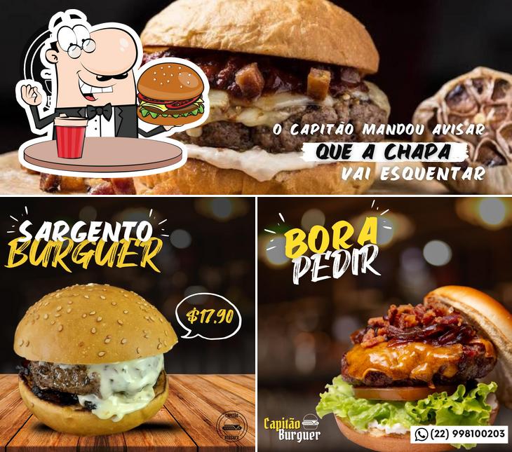 Peça um hambúrguer no Capitão Burguer Nova Friburgo