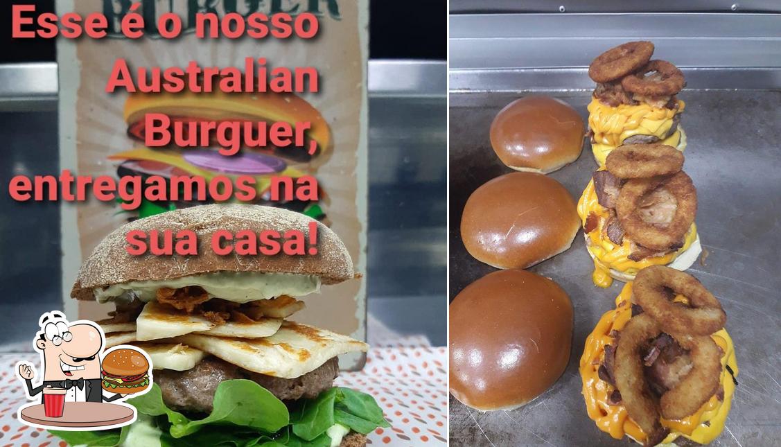 Delicie-se com um hambúrguer no PETISCARIA LA FAVORITA DA VILA