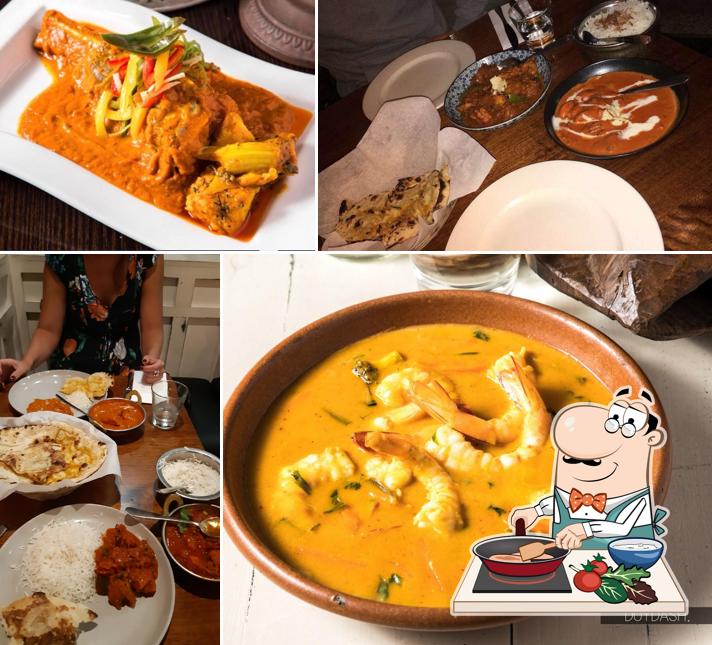 Chicken curry at Charminar Indian Restaurant