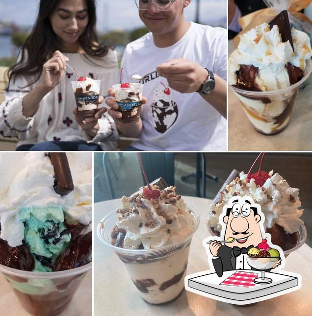 Ghirardelli Ice Cream And Chocolate Factory Outlet In Tracy Restaurant Menu And Reviews