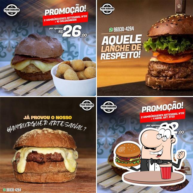 Os hambúrgueres do Food Burguer irão saciar uma variedade de gostos