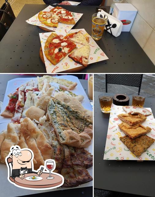 Essen im Pizzeria Saurino