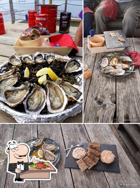 Prenez des fruits de mer à Autour du pô