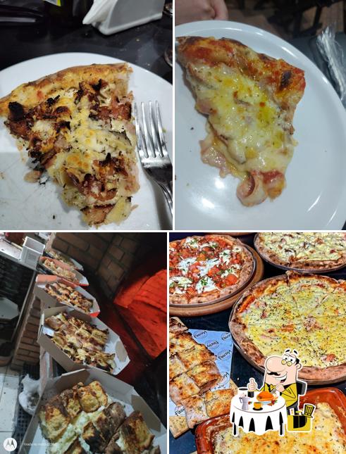 Comida em Pizzaria Fascina