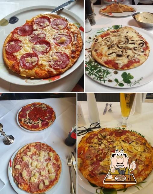 Elige una pizza en Pizzeria Da Toni