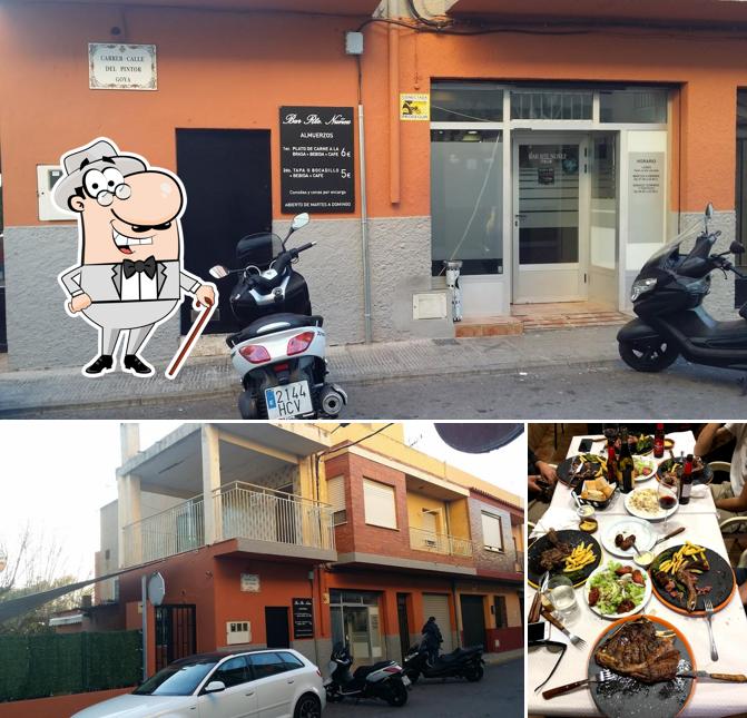Observa las fotos donde puedes ver exterior y interior en Restaurante Núñez