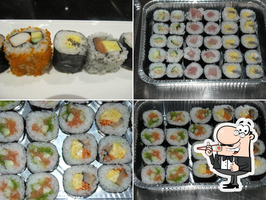 Les sushi sont servis à Grano Sallis