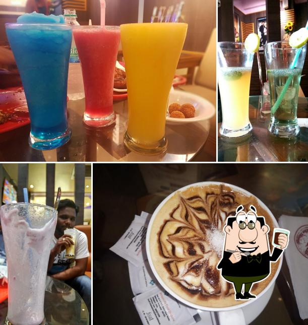 Aroma Coffee House provides a variety of beverages