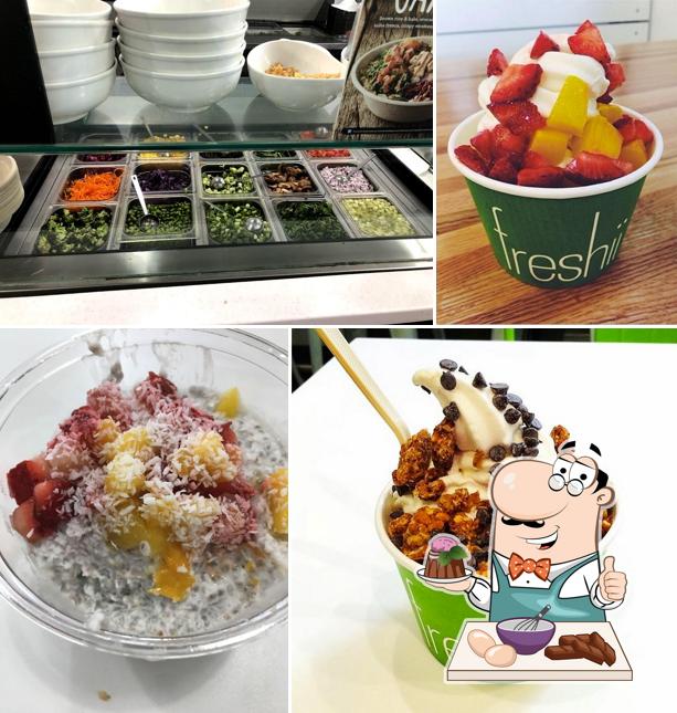 Freshii serves a selection of desserts