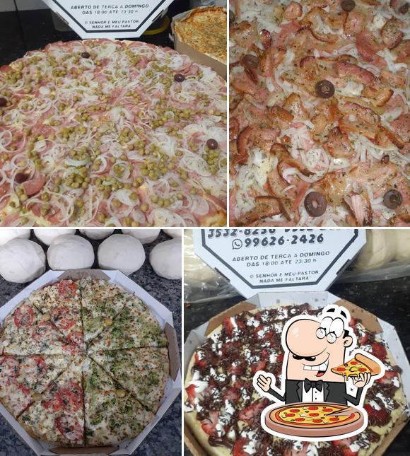 Experimente diferentes variedades de pizza